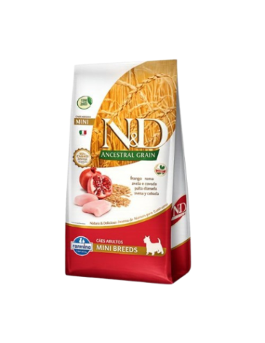 N&D ANCESTRAL GRAIN (POLLO/AVENA) RZ.MEDIANA...