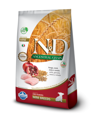 N&D ANCESTRAL GRAIN (POLLO/GRANADA) RZ.PEQUEÑA...