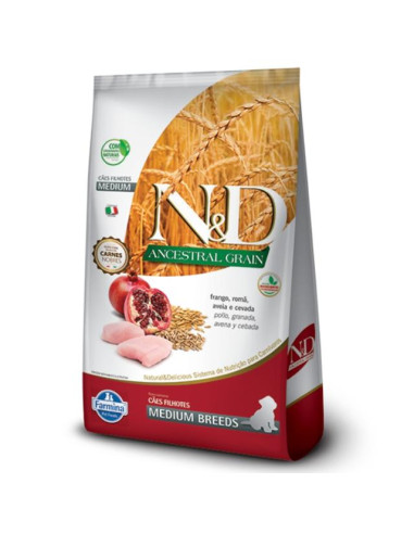 N&D ANCESTRAL GRAIN (POLLO/GRANADA) RZ.MEDIANA...