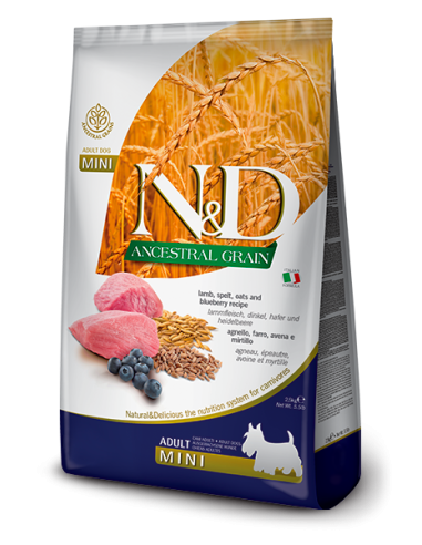 N&D ANCESTRAL GRAIN (CORDERO/ARANDANOS)...