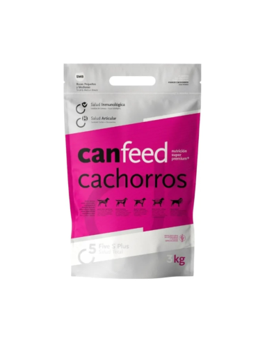 CANFEED CACHORRO RZ.PEQUEÑA Y MEDIANA X 3KG