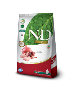 N&D PRIME (POLLO/GRANADA) GATITO (CACHORRO) X 1.5KG