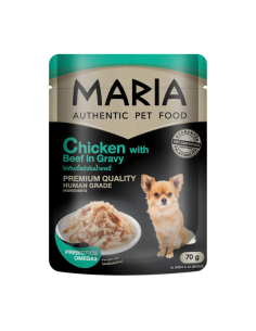 MARIA PERROS POLLO Y CARNE — 70 G