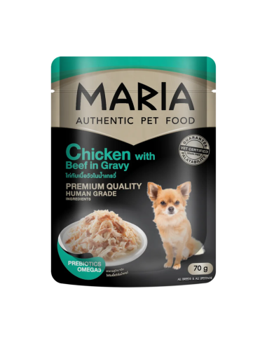 MARIA PERROS POLLO Y CARNE — 70 G