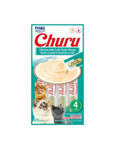 CHURU POLLO Y CANGREJO — 4 TUBOS / 56 G