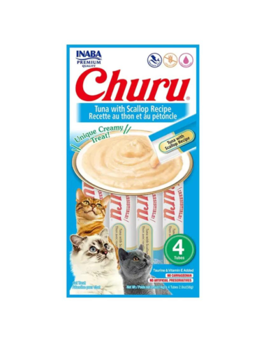 CHURU POLLO Y OSTIÓN — 4 TUBOS / 56 G