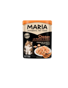 MARIA GATITO POLLO CON SALMÓN EN SALSA — 70 G