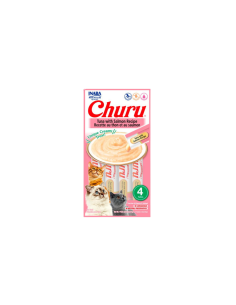 CHURU ATÚN Y SALMÓN — 4 TUBOS / 56 G