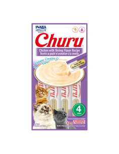 CHURU POLLO Y CAMARONES — 4 TUBOS / 56 G