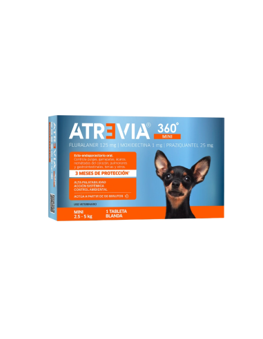 Atrevia 360° Mini – Antiparasitario para Perros...