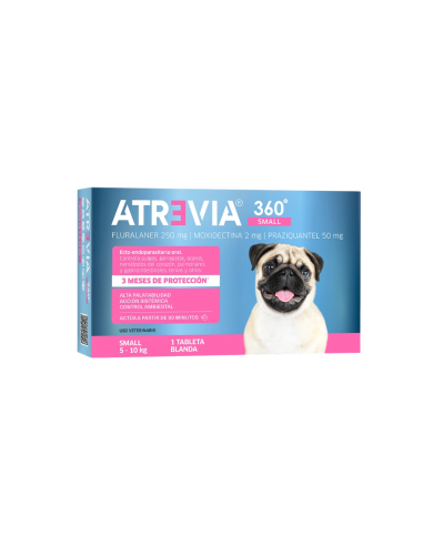 Atrevia 360° Small – Antiparasitario para...
