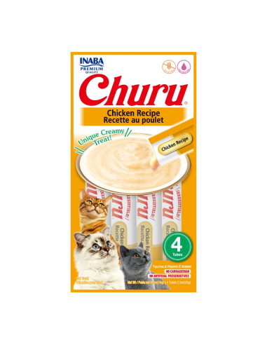 CHURU POLLO — 4 TUBOS / 56 G